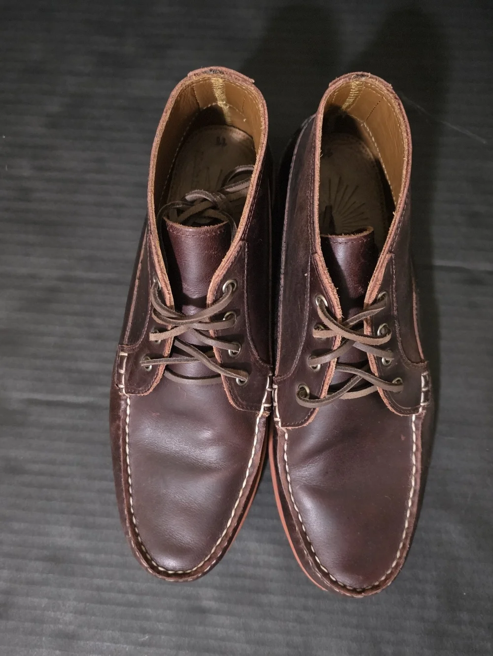 Faherty X Quoddy Mens Brown Chromexcel Telo Chukka Vibram Size 11
